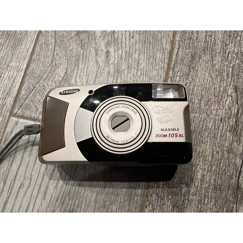 Samsung Maxima Zoom‎ Lens 105XL 35mm Film Camera Point And Shoot UnTeStEd 38-105